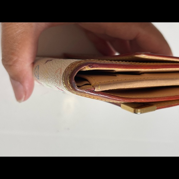 Authentic White Multicolor Short wallet - Picture 7 of 16